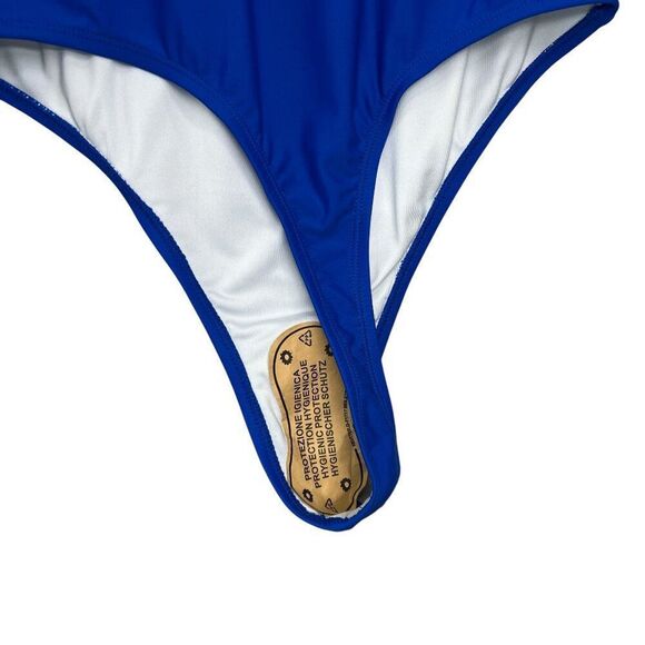 Annbon Women's Size XL 80's 90's Retro High Cut Thong‎ One Piece Swimsuit - Picture 7 of 9